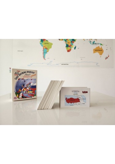 Avrupa Ülkeleri-harita-bayrak-başkent Kartları