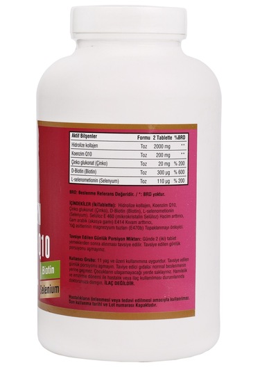 Ncs Collagen Coenzyme Q-10 300 Tablet Kolajen 2 Kutu