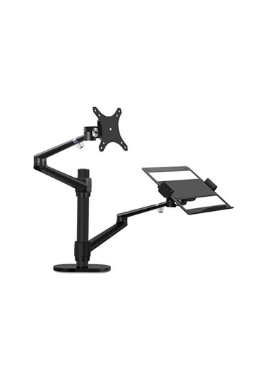 Npo Std7090b 13"-27" Ergonomik Notebook Stand Ve Vesa Monitör Tutucu Kol-siyah