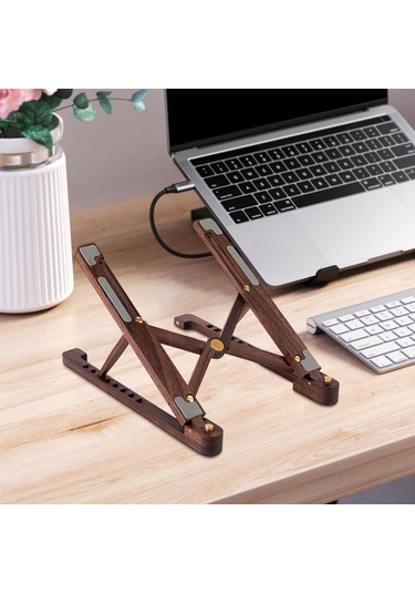Homyl Dizüstü Bilgisayar Standı Yükseltici Koyu-kahverengi