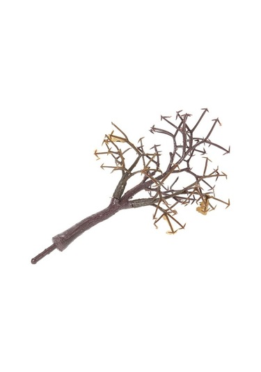 Xianwen Geeksen 10 Adet Gerçekçi Plastik Model Ağaç - Tren