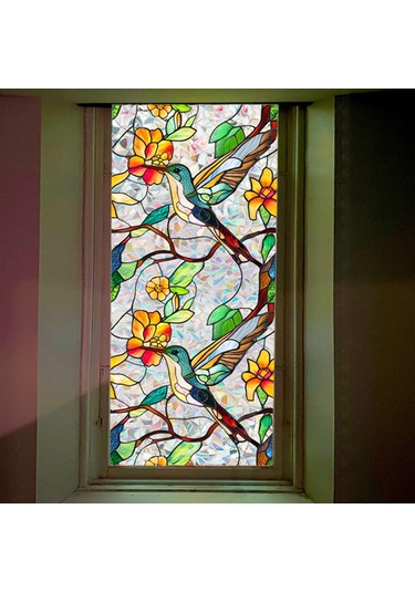 Suntek Pencere Filmi Statik Yapışkanlı Çıkartma Yatak Odası