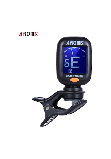 Akort Aleti Gitar Tuner - Aroma At101 Digital Chromotic