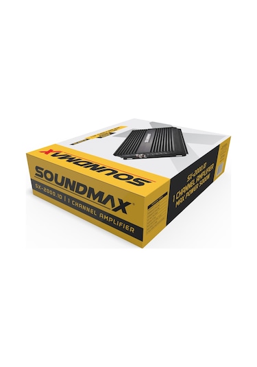 Soundmax Sx-2000.1D 5000W-Rms 2000W Mono Anfi Bass Kumandalı
