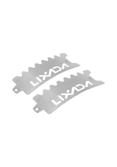 Vkemall Lixada Taşınabilir Açık Hava 2'si 1 Arada Ultra Hafif Titanyum Alkol O Gümüş