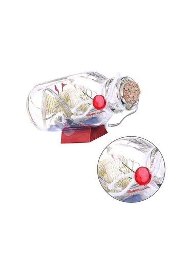 Yelkenli Dekor Led Gece Lambası Ampulleri Mini Cam Şişeler Mantar Ev Dekorasyonu Dekorasyon Cam Şişe Mantarı Çok Renkli