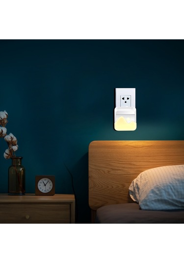 Dofolink Otomatik Aydınlatma Led Gece Lambası - Işık Sensörlü, Parlaklık Ayarlanabilir, Enerji Tasarruflu, Ev Odaları İçin Avrupa Standartı, Sıcak Beyaz Diğer