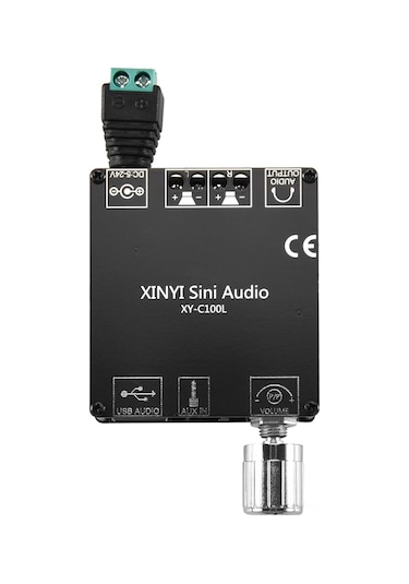 Geeksen Xınyısiniaudio Xy-c100l 100w İki Kanal Bluetooth Dijital Güç Amfi Kartı - Stereo Ses Ve 360 Derece Dağıtım