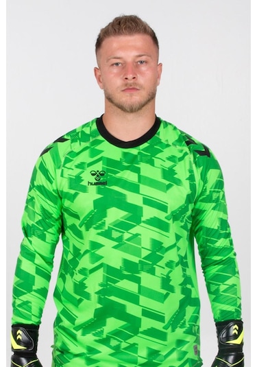 Hummel Line Kaleci Tek Üst Forma Neon Yeşil