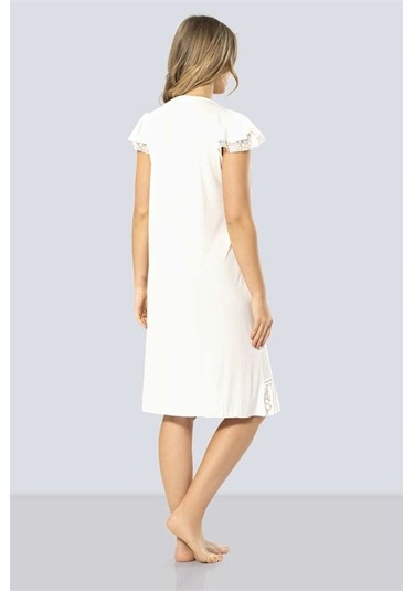 Türen 3284 Gecelik - Ekru Ekru