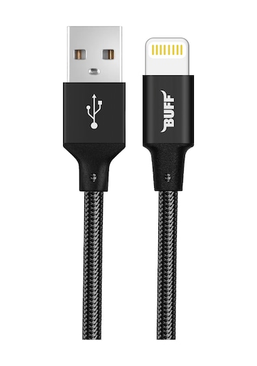 Buff Bl71 Usb Lightning 2.4a 1.2m Data Ve Şarj Kablosu Siyah