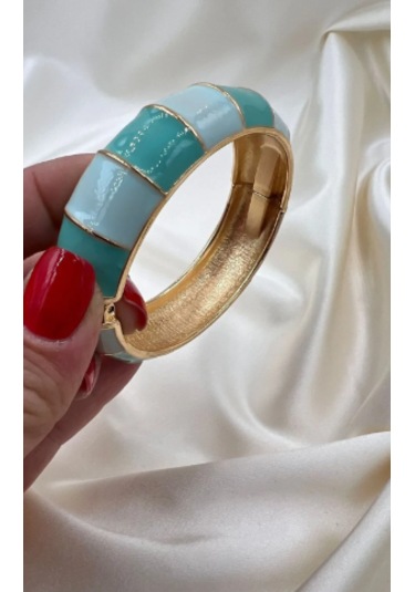 Bb Mineli Yeşil Bilezik Kelepçe