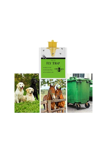 Reedark Doğal Yemli Sinek Tuzağı - Çiftlik, Bahçe Ve Açık Alanlar İçin Uzun Süreli Etkili Sinek Kovucu
