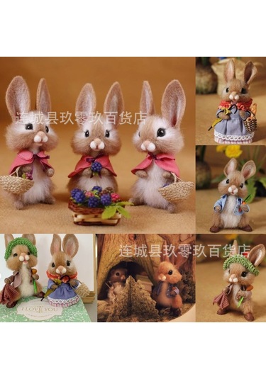 Hfambition Peter Rabbit Paskalya Ev Dekorasyonu - Konforlu Ve Pratik Ev Donatımı Hediyelik Ürün D Tipi Çok Renkli