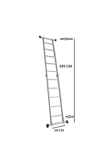 Beykon 5 + 5 Basamaklı Çok Amaçlı Katlanır Merdiven