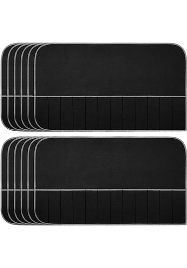 Xiaaokeji Saklama Çantaları Çatal Bıçak Takımı Düzenleyici Kararma Önleyici Koruyucu Çantalar 12 Adet