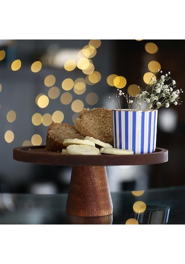 Akayev Ahşap 24 CM Ayaklı Sunumluk