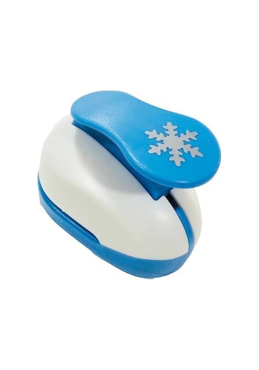 Redapple Şekilli Büyük Boy Delgeç/Şekilgeç 3.8 Cm Kar Tanesi 3263