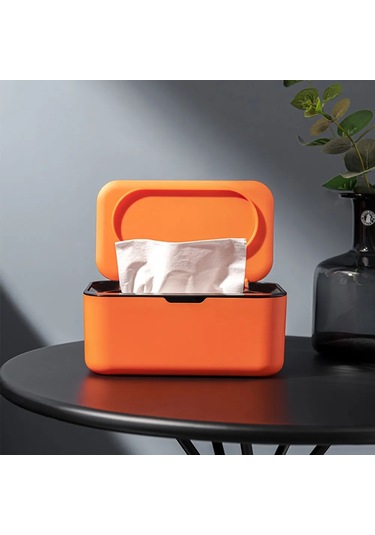Beyaz-ıslak Mendil Saklama Kutusu Kapaklı Ev Masaüstü Kağıt Mendil Dağıtıcı Peçete Durumda Peçete Saklama Kutusu Tutucu Konteyner