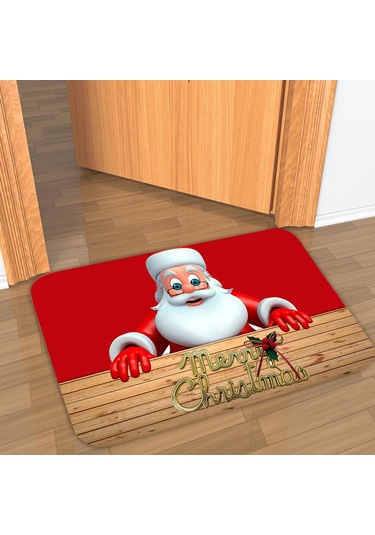 Suntek Yılbaşı Banyo Zemin Mat S-harfi-ile-noel-baba S Harfi İle Noel Baba