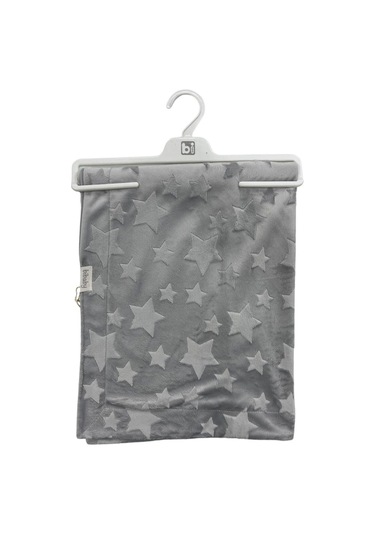 Bibaby Jacquard Star 82x90 Battaniye 64726 Grey Diğer Çok Renkli