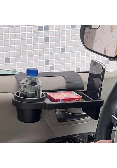 Suofeng Araç Pencere Dolabı Abs Malzeme Telefon Şarjlı Çelik, Su Bardak Ve Küçük Eşya Saklama Rafı