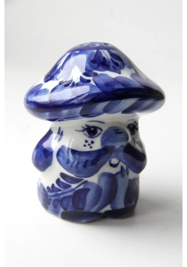 Terehoff Porselen Mantar Gzhel Tuzluk 322197423 Mavi