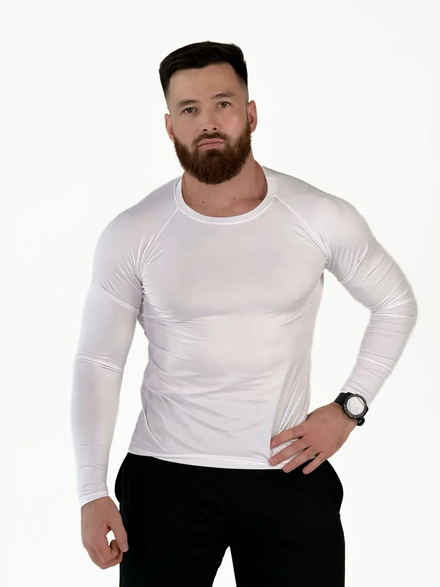 Uvın Uzun Kollu Fitness Spor Rashguard 175381688 Beyaz
