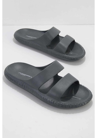 Antrasit Erkek Terlik E04740189059 Antrasit