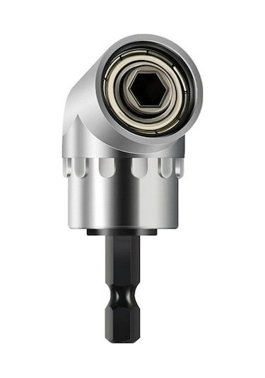 Suofeng 7 Parça Siyah 105 Derece Köşe Açıcı, Elektrikli Tornavida Ve Matkap Aksesuarı, 285 Gr, Çok Amaçlı Delme Ve Vida Sıkma Seti