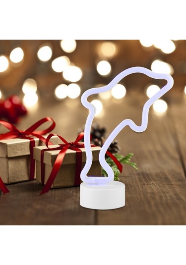 Konesam Deniz Fişi Şekilli Neon Lamba, Romantik Ev Dekorasyonu, Ip20 Su Geçirmez, Aa Pil İle Çalışır Pil Dahil Değil