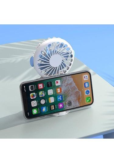 Usb Şarj Edilebilir Mini Fan 3 Hızlı El Fan Desktop Usb Sessiz Elektrik Fan Dış Mekan Fanları İçin Usb Şarj Kablosu Onecolor