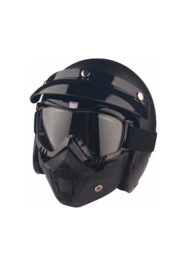 Jet Kask Maskesi Motosıklet Kask Maskesi