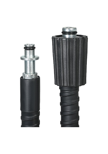 Symbee 8 Metre 1200 Psı Pvc Yıkama Makinesi Hortumu - Kırılmaya Dayanıklı, Esnek, 10mm-22mm Uçlar, Flaş Montajlı Aksesuar