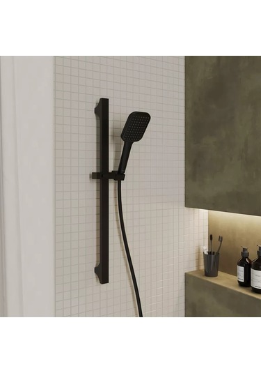 Milardo Duş Başlığı, 1 Mod 201318520 Siyah Mat