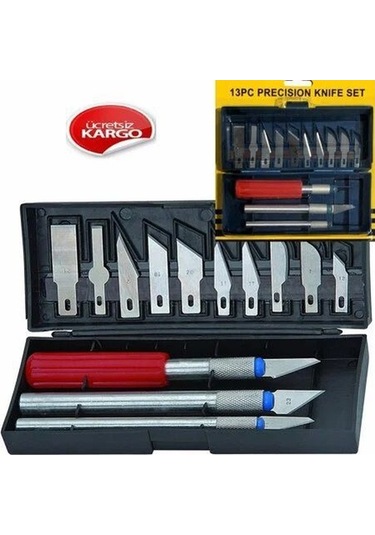 Neşter Bıçak Takımı ve Falçata Bıçak Seti 13 Parça