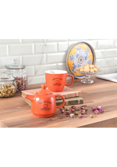 Madame Coco Grand Demlik 1kcayd0130300-280ml-kiremit