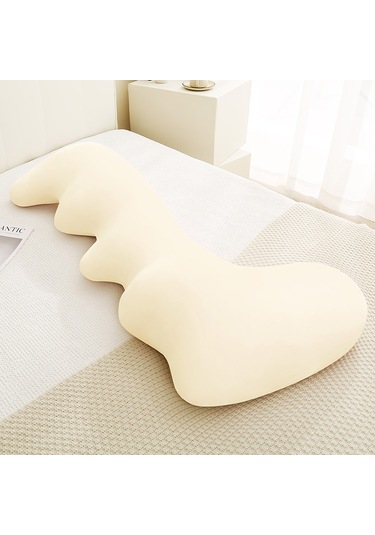Buz Ipek Yastık Kadın Tarzı Uyku Serin Duygu Erkek Uzun Yastık L-c-8 Ekru