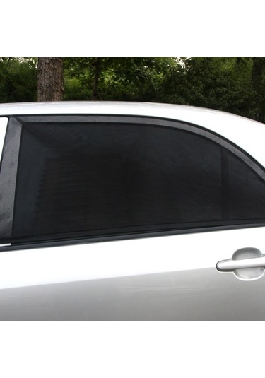 Novahub Tırol Xl Araç Güneşlik Perdesi - Siyah Ağ, 2 Parça, Uv Ve Gizlilik İçin