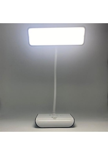 Şarjlı Oynar Esnek Başlıklı Dokunmatik 3 Farklı Modda Yanan Kaymaz Taban Led Masa Lambası - Ar64yt4008yu Çok Renk