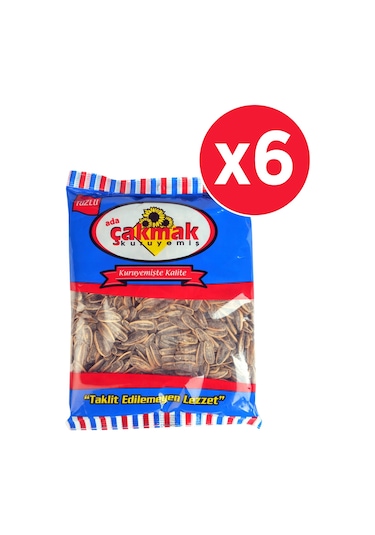 Çakmak Ayçekirdeği Tuzlu Siyah 6 x 250 G