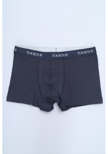 Toontoy Erkek Çocuk Kemer Yazı Baskılı 4lü Paket Boxer Çok Renkli