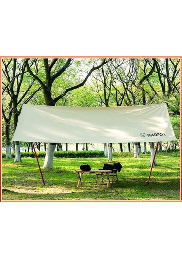 Madfox Oem 4 3 M Güneş Ve Rüzgar Korumalı Tarp Bej