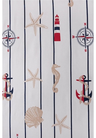 Mulberry Marine Çift Kişilik Pike Yatak Örtüsü 200 x 230 Beyaz