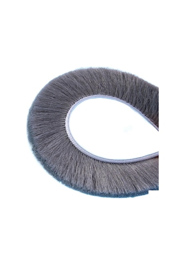 Lemestar Yapışkan Fırça Conta Şeridi - Kapı Ve Pencere İzolasyonu İçin Esnek Ve Dayanıklı Çözüm, 5m Ve 10m Seçenekleri, Gri Renk