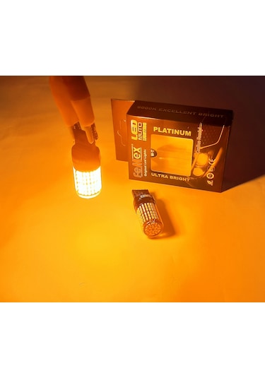 Femex Platinum T20 7440 7443 Led Ampul Tek Duy Çift Duy Turuncu