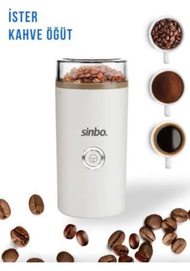 Sinbo Scm-2980 Elektrikli Kahve Çekirdeği Baharat Öğütücü 6 Adet Çok Renkli