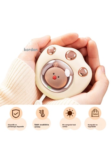 Cat's Claw Usb El Isıtıcısı-beyaz