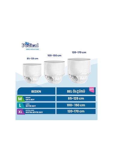 Dr.pedical Emici Külot Hasta Bezi M-medium Beden 120 Adet M