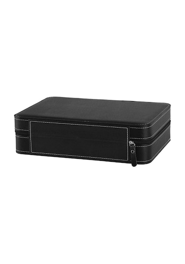 Yue Store Aynalı 10 Bölmeli Saat Saklama Kutusu - Siyah
